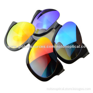 Super Big Party Sunglasses, Pop Out Mirrored